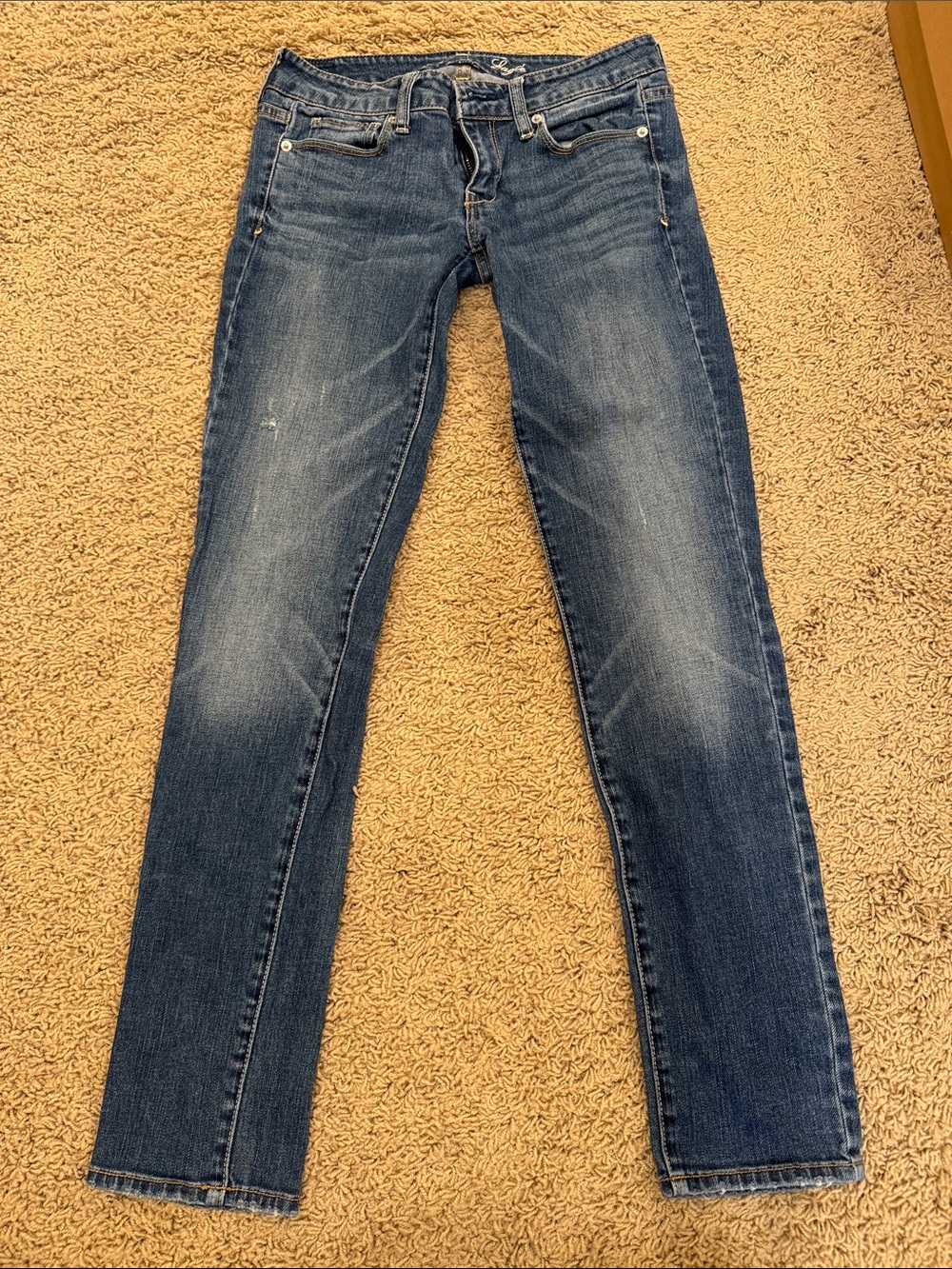 American Eagle Outfitters Men's Slim Straight Dark Blue Jeans